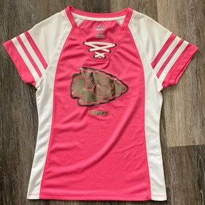 KC CHIEFS BREAST CANCER JERSEY